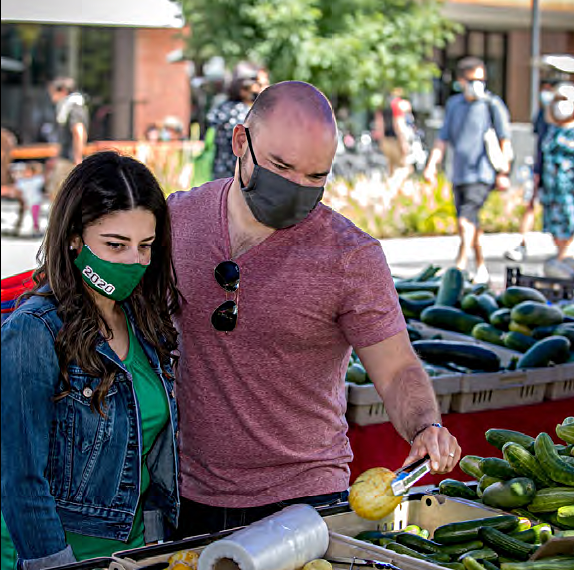 At Farmers' Market